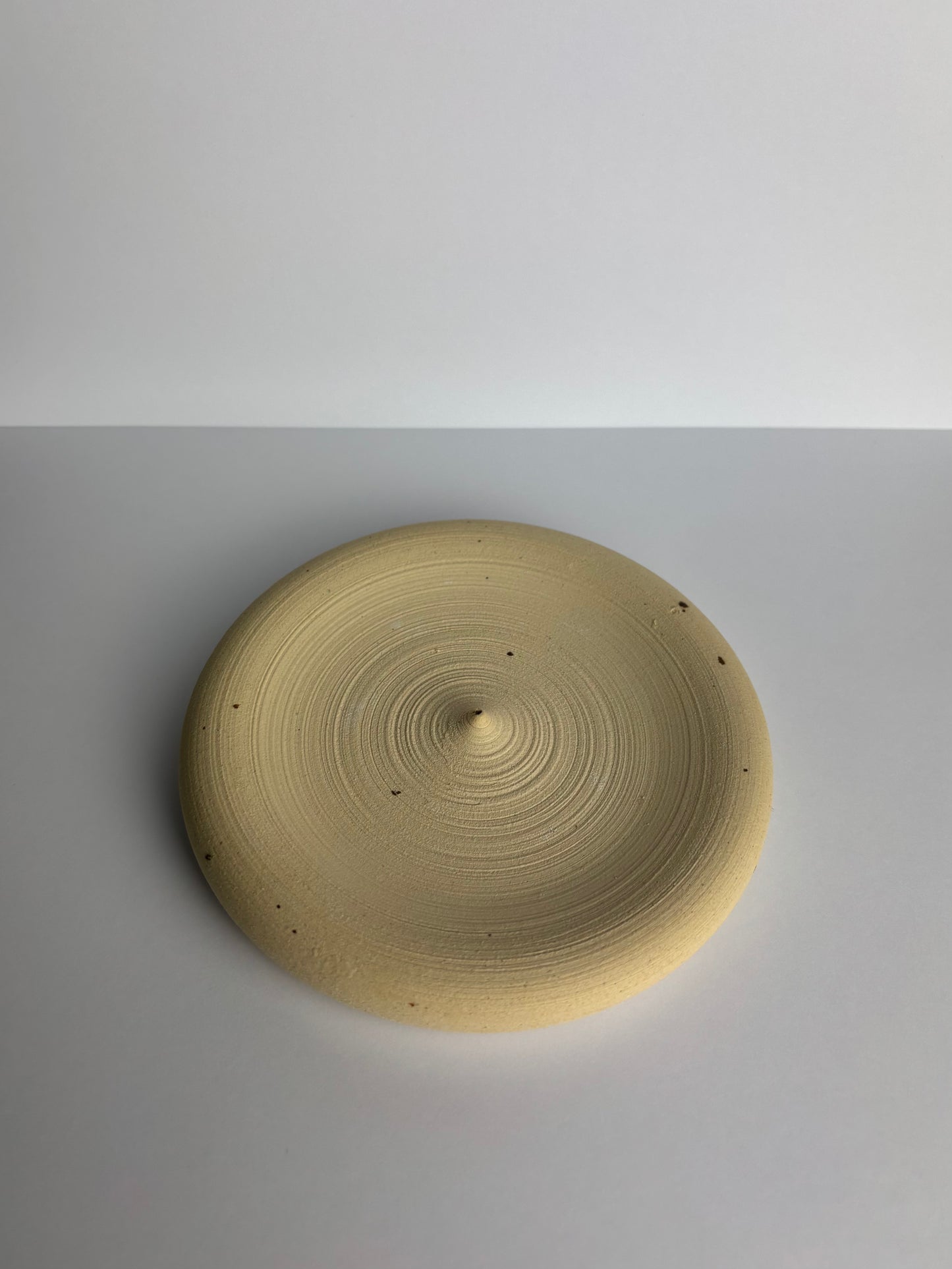 Incense holder big - White speckled clay