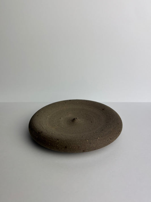 Incense holder small - Grey speckled clay