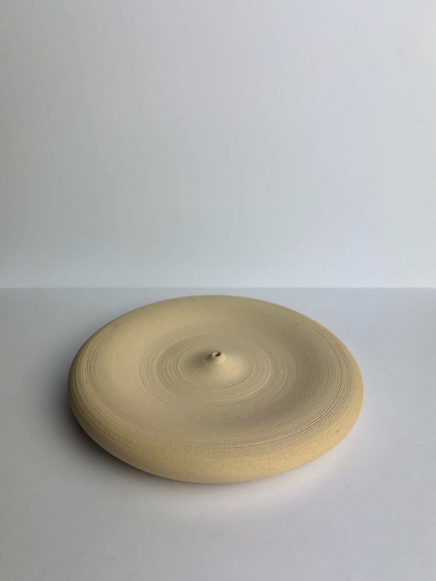 Incense holder big - White clay