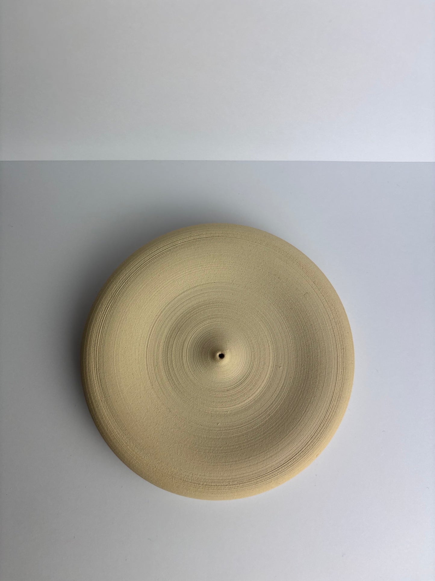 Incense holder big - White clay