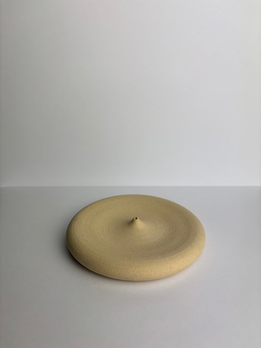 Incense holder small - White clay